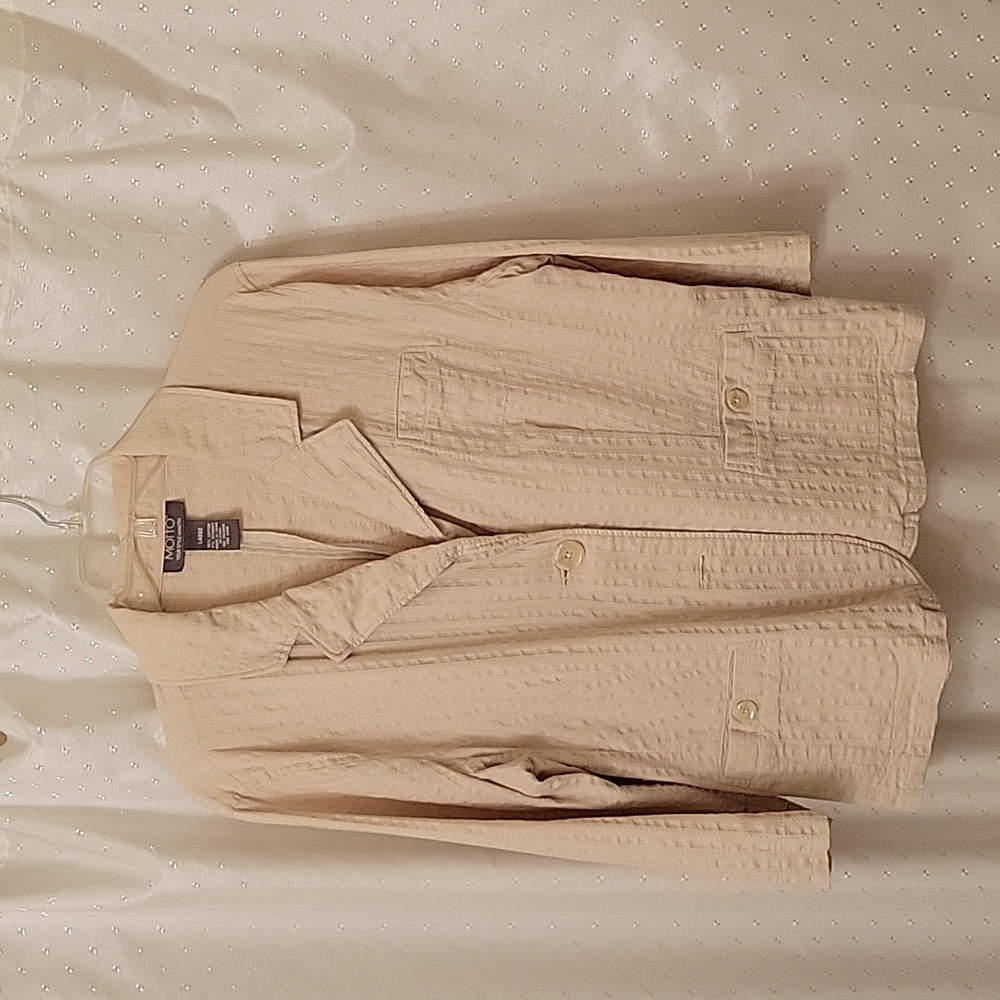 🌟Vintage🌟Women's Motto jacket, size L, cream.
